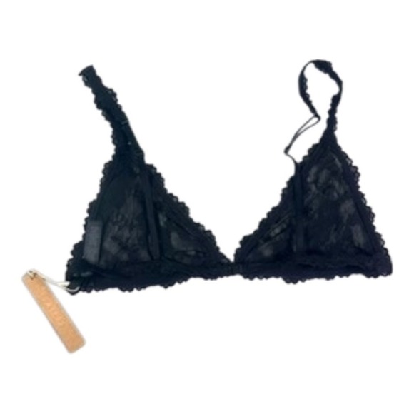 SKIMS Limited Edition Stretch Lace Triangle Bralette Soft Sexy Sheer XL NWT - Picture 10 of 16